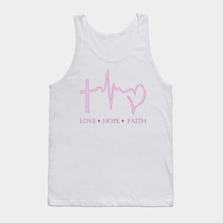 Love Hope and Faith Tank Top